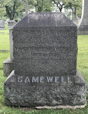 Frank D Gamewell gravestone